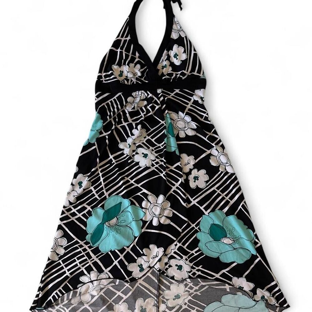 Floral Y2K Vintage Halter Dress